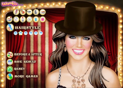 Britney Spears DressUp Game Britney Spears DressUp Game