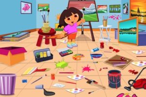 Dora Drawing Room Cleaning