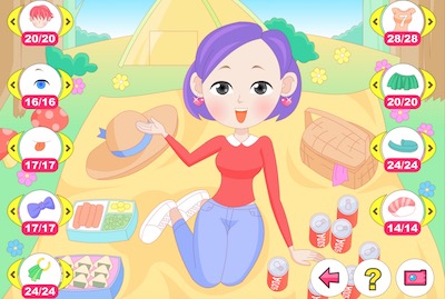 Picnic Girl Dressup Picnic Girl Dressup