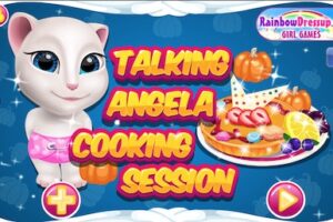Talking Angela Cooking Session Talking Angela Cooking Session