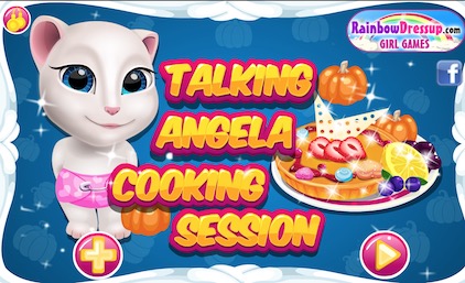 Talking Angela Cooking Session Talking Angela Cooking Session