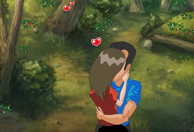 Kissing In The Woods