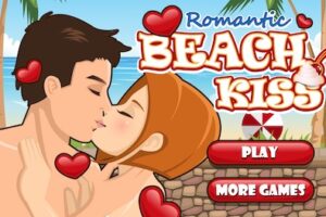 Romantic Beach Kiss