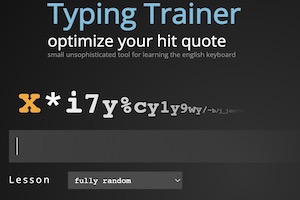 Typing Trainer typing trainer