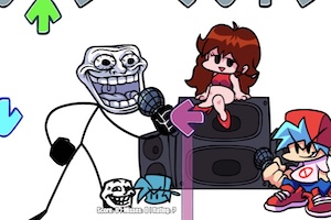 FNF vs Trollface | Trollge V2 Friday Night Funkin’ VS Uzi (Murder Drones)